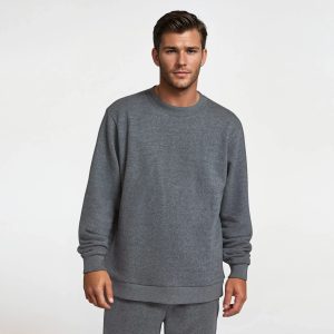 Men's Merino Blend Sweatshirt - Natural Grey Heather