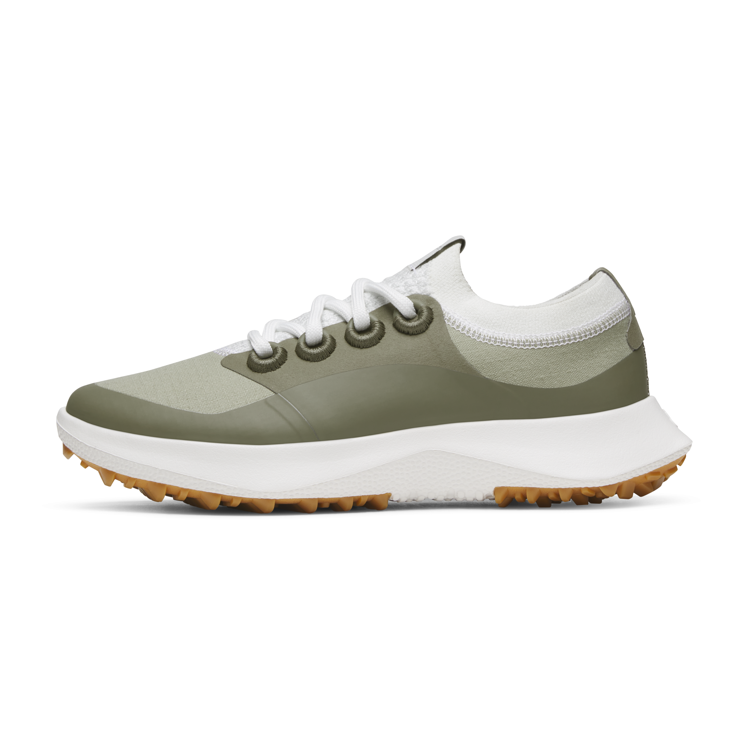 Men's Golf Dasher - Blizzard/Burnt Olive (Medium Gum Sole)